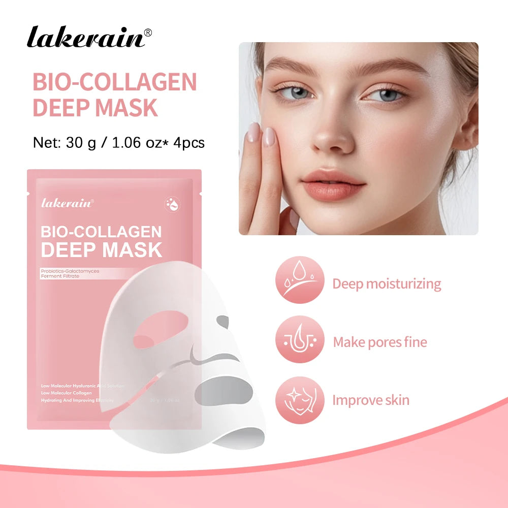 Mascarilla Bio-Colágeno Piel de Vidrio - Pack 4 Unid. Tipo Biodance